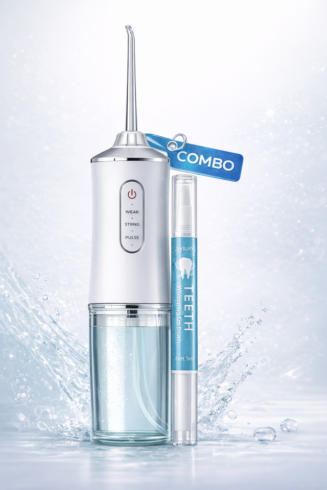 1 Irrigador Bucal Eléctrico +  1 Lápiz Blanqueador dental