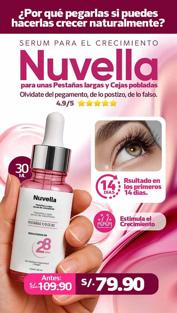 NUVELLA || CRECIMIENTO DE CEJAS Y PESTAÑAS